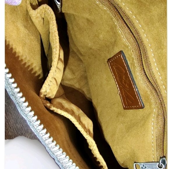 Patricia Nash Vallata Shoulder Bag In Tooled Magenta Leather W/Warranty P891244 - Picture 11 of 15